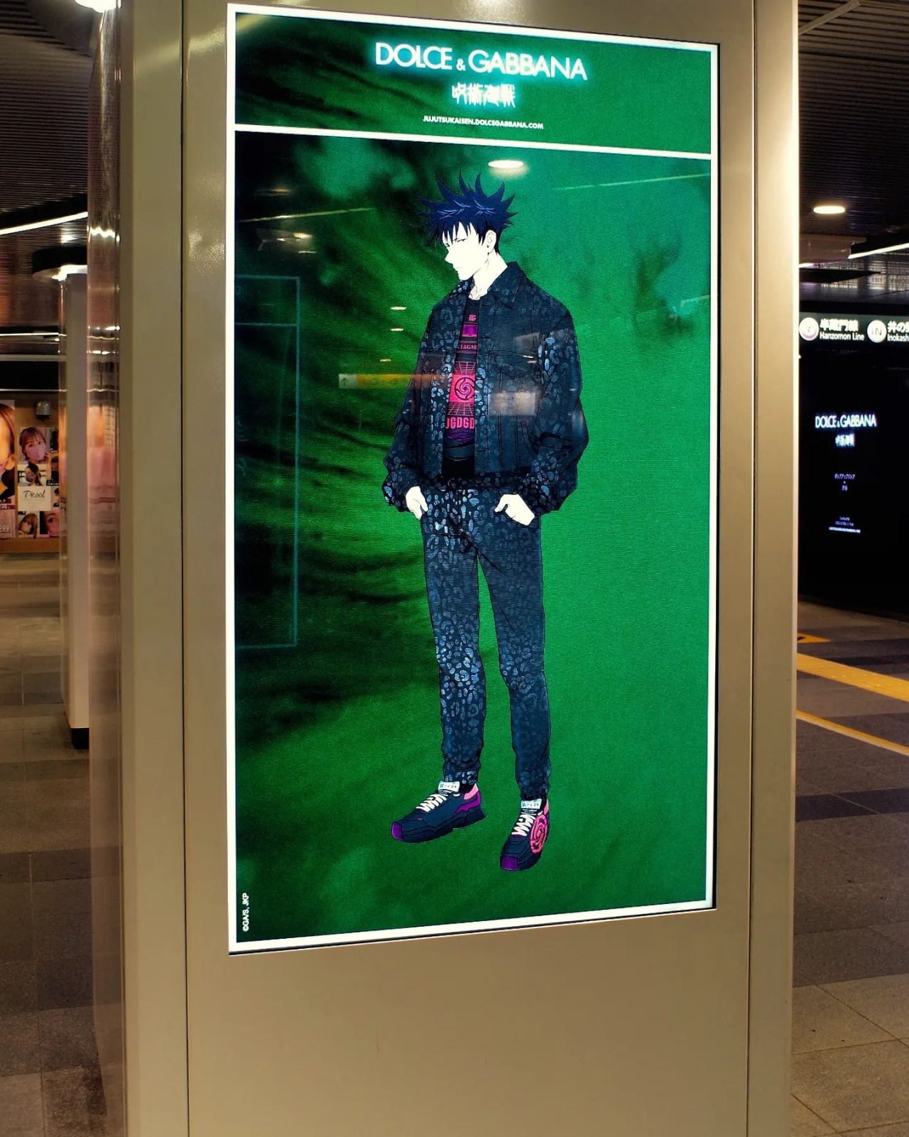 #ドルチェアンドガッバーナ #DolceandGabbana #呪術廻戦 #jujutsukaisen #伏黒恵 #ふしぐろめぐみ#渋谷駅 #shibuyastation #広告